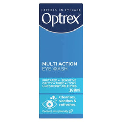 Optrex Multi Action Eye Wash 300 ml Soothes Irritation And Cleanses Eye Care