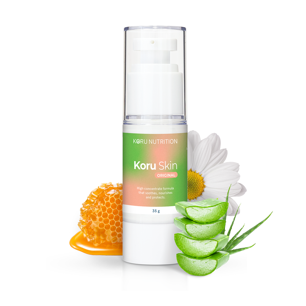 Koru Skin 35g with key ingredients