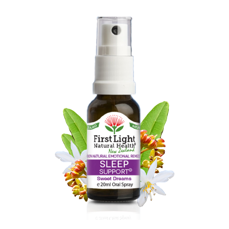 First Light Sleep Support Flower Essence Oral Spray 20ml – Natural Restful Sleep Remedy