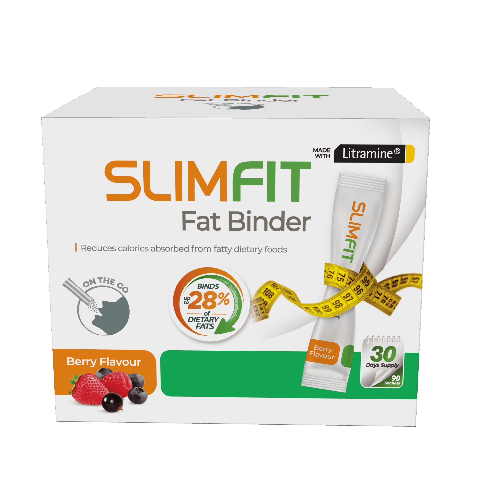 SLIMFIT Fat Binder Berry Sachet 90s