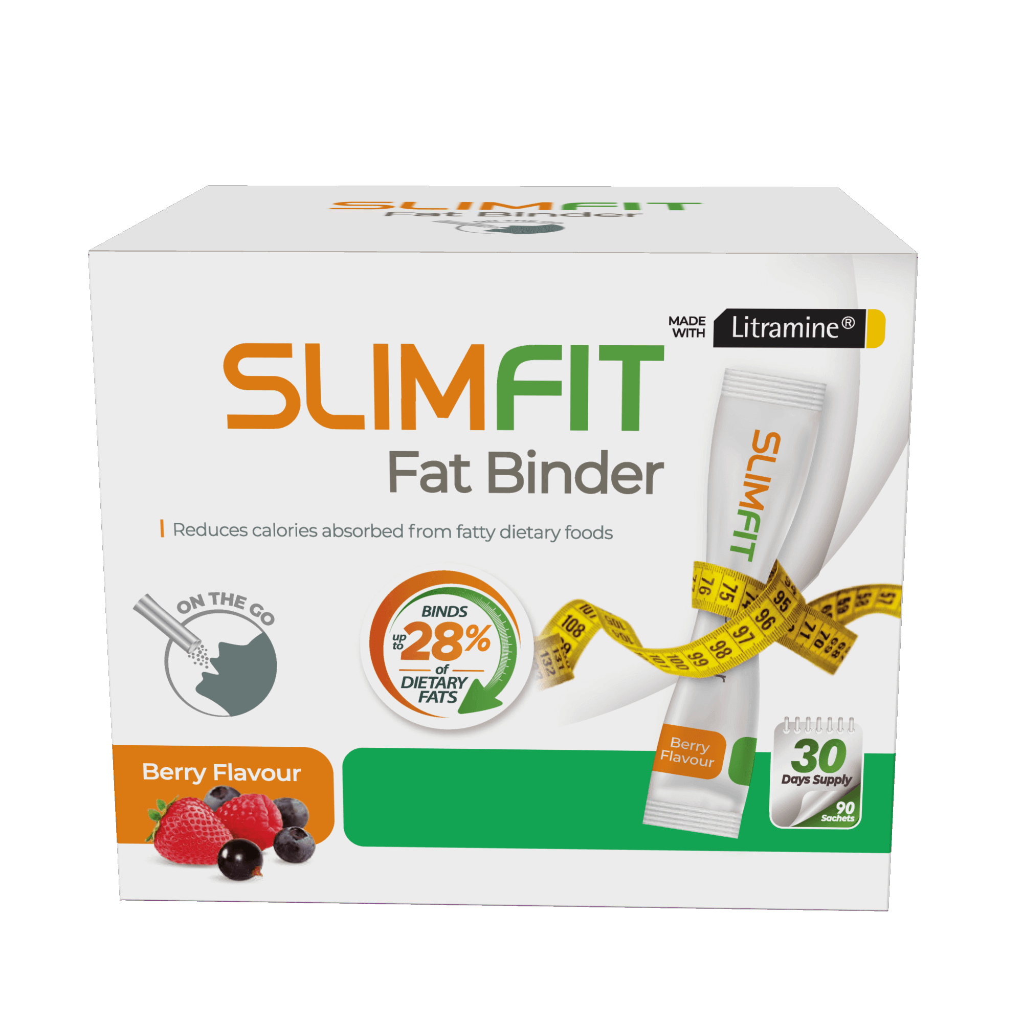 SLIMFIT Fat Binder Berry Sachet 90s fat binder,issues,optifast,Optifast nz,slim fit,slimfit,weight loss,weight loss programme,weight management,xls,xls medical direct