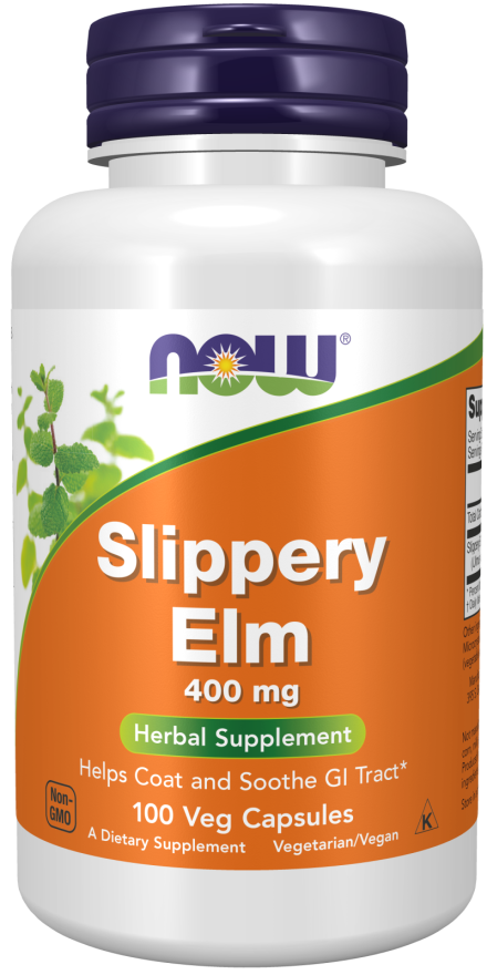 now Slippery Elm 400 mg 100 Veg Capsules issues,Now Products,Now supplements,Now Vitamins