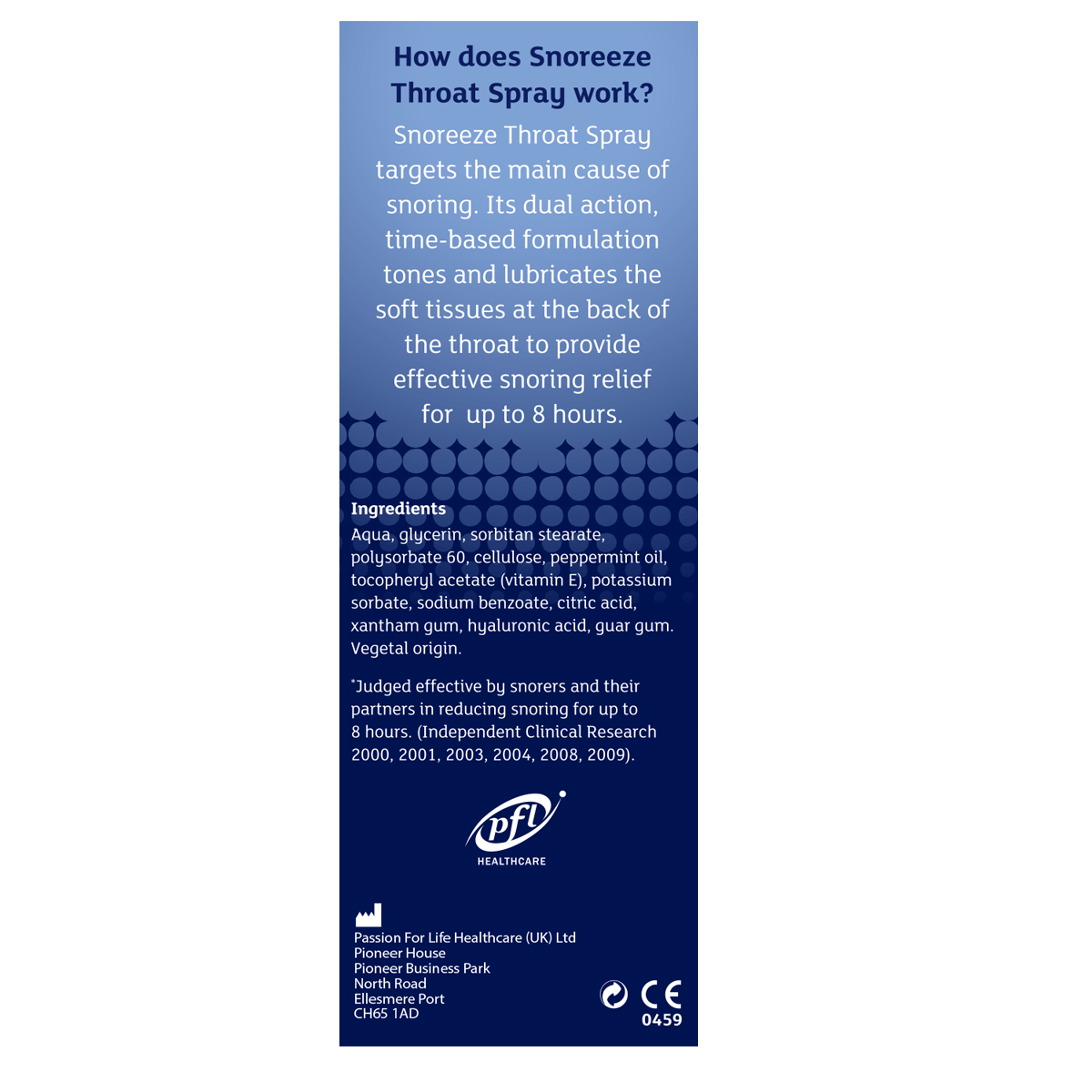 Snoreeze Snoring Relief Throat Spray 23.5ml for Effective Snoring Relief Anti-Snoring Product,Effective Snoring Solution,optimized,Snoreeze Throat Spray,Snoring Relief Spray