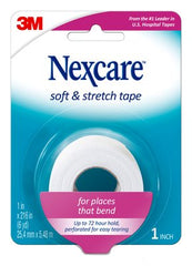 Nexcare Soft and Stretch Tape 25mm x 5.48m dressing tape,issues,nexcare,soft&stretch