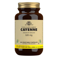 Solgar Cayenne 520 mg Vegetable 100 Capsules