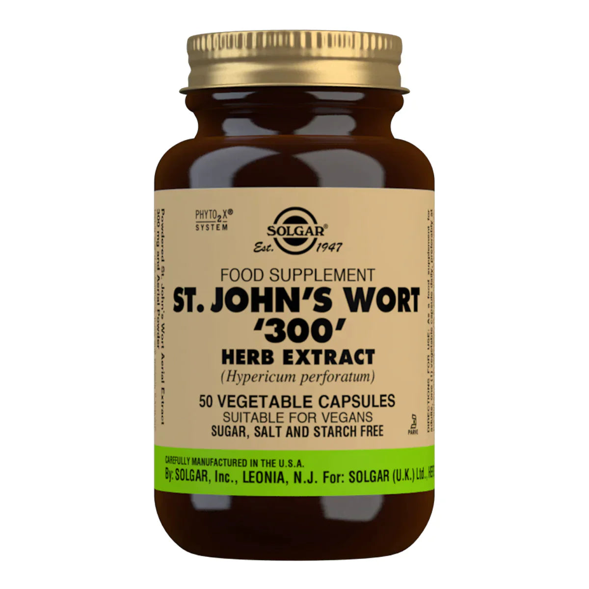 Solgar St John's Wort 300mg 50 Vegetable Capsules daily vitamins,issues,Multi vitamins,Solgar St John's Wort 300 50 Vegetable Capsules,st johns wort,vitamins,vitamins and minerals,Vitamins and Supplements,vitamins minerals