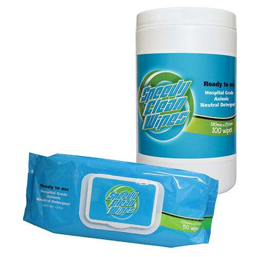 Speedy Wipes - Hospital Grade Anionic Neutral Detergent Wipes