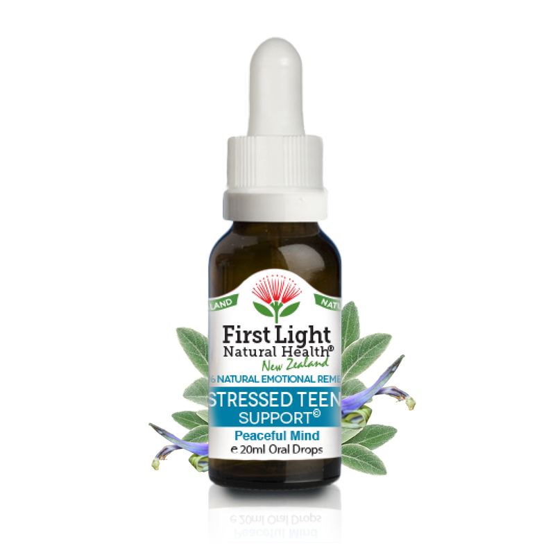 First Light Stressed Teens Support Flower Essence Oral Drops 20ml