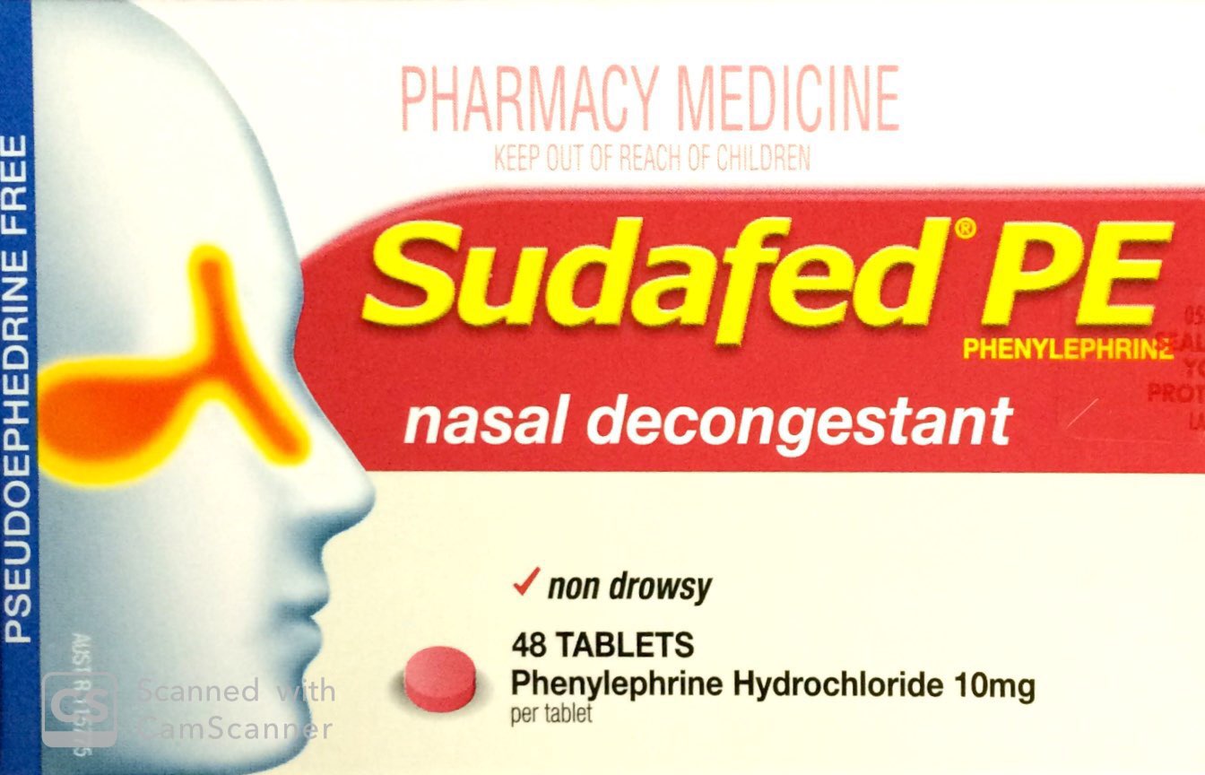 Sudafed PE Decongestant Tablets - 48 Nasal Relief Tablets Allergy Relief,Cold Medicine,Decongestant Tablets,Nasal Relief,optimized,Sudafed PE