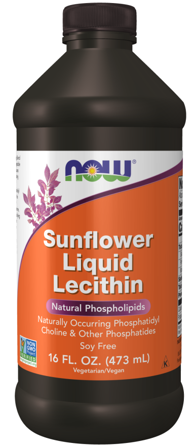 now Sunflower Liquid Lecithin 473 ml cell membrane,emulsifying fats,essential fatty acids,issues,lecithin,Lecithin aids,Liquid Lecithin,Now Products,Now supplements,Now Vitamins,Sunflower Liquid Lecithin