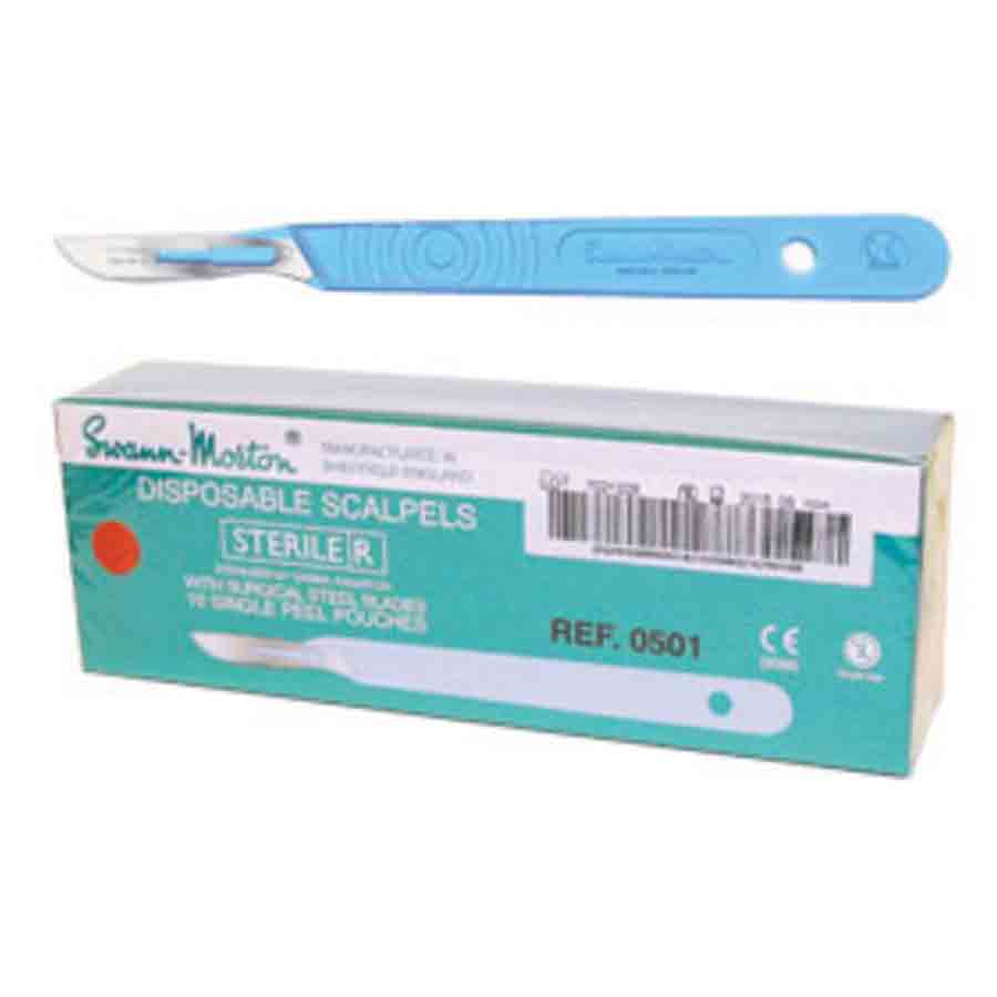 Swann Morton Disposable Single Use - Handle And Blade
