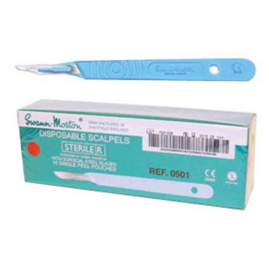 Swann Morton Disposable Single Use - Handle And Blade - image 2