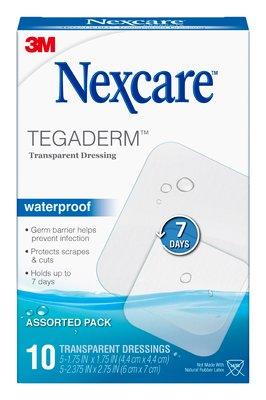 Nexcare Tegaderm Waterproof Transparent Dressing Assorted Abrasions,issues,Minor Burns,nexcare,Nexcare Tegaderm,Nexcare Tegaderm Waterproof Transparent Dressing,Post-Surgical Incisions,Scrapes,tegaderm,Waterproof Transparent Dressing