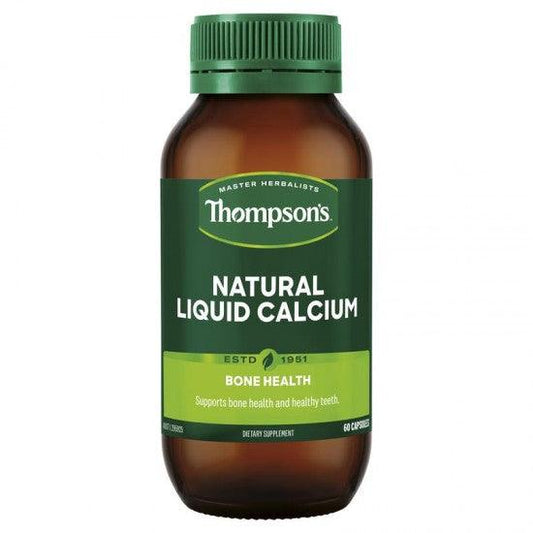 Thompsons Natural Liquid Calcium Capsules 60's