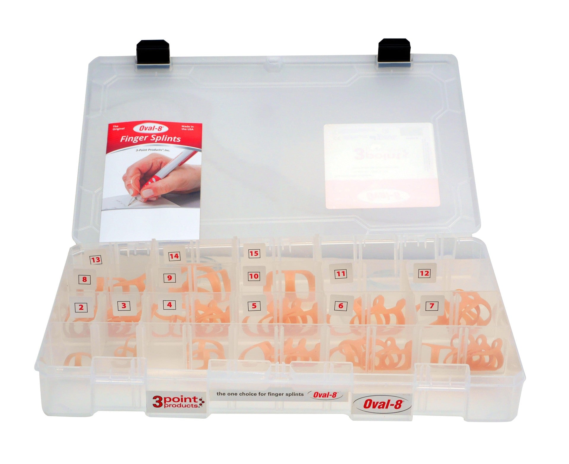 Oval 8 Finger Polypropylene Splints - image 2