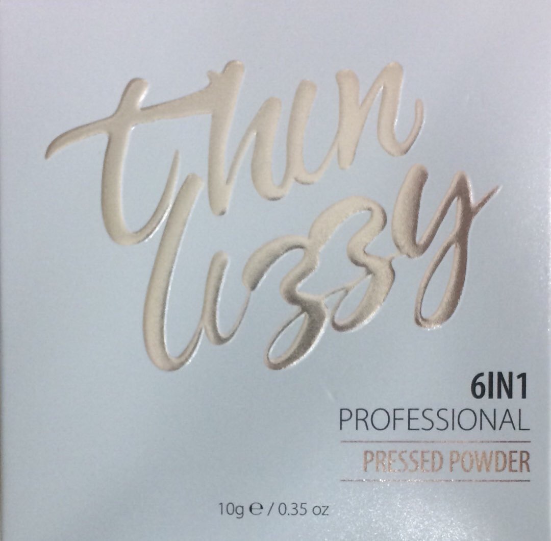 Thin Lizzy Pressed Powder 6-in-1 Professional Makeup 10g - Flawless Finish 6-in-1 Makeup,Flawless Finish Powder,optimized,Professional Makeup 10g,Thin Lizzy Pressed Powder