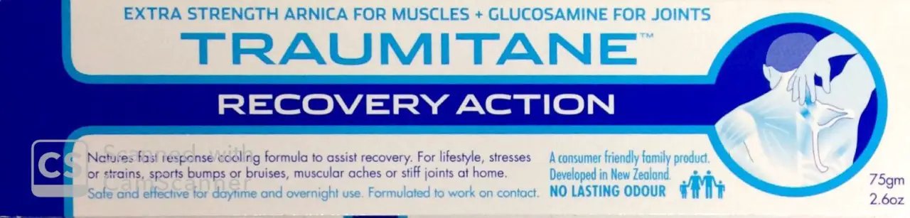 Traumitane Recovery Action 75gm issues,joints,recovery,sprains,stiff joint,strains,traumatine,traumitane