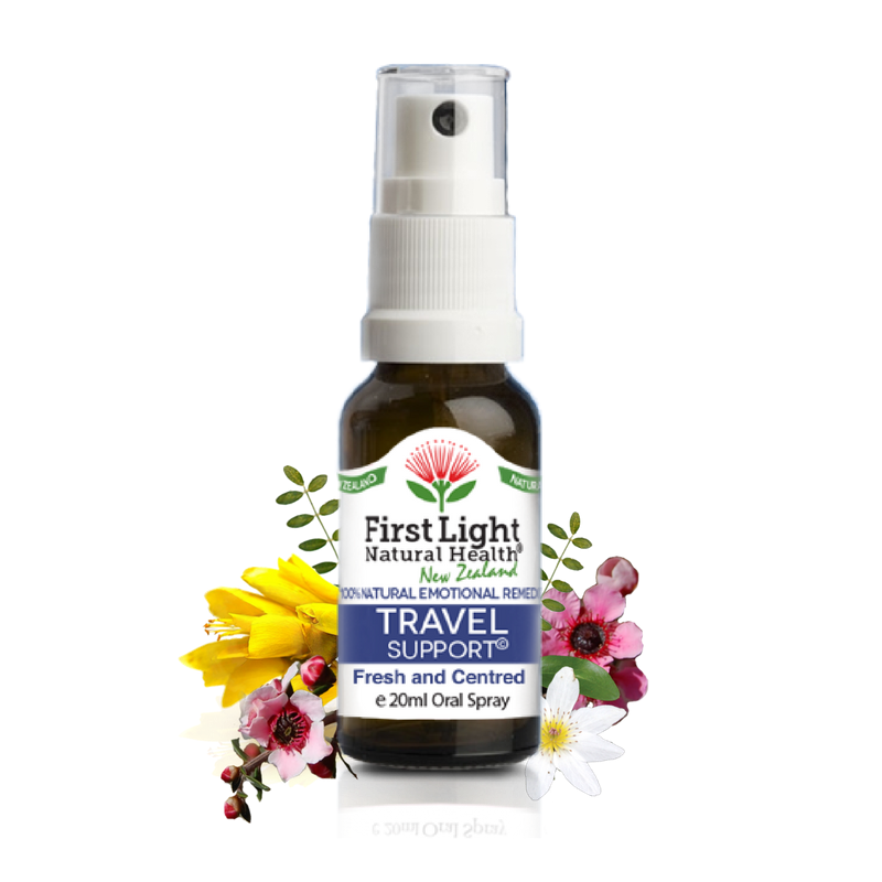 First Light Travel Support Flower Essence Oral Spray 20ml