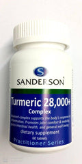 Sanderson Turmeric 28,000+ complex 60 Tablets general well being,issues,joint mobility,Sanderson,Sanderson turmeric,turmeric