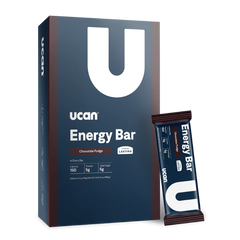 UCAN Energy Bar Chocolate Almond Butter Box of 12 | Sustained Energy Snack Bar