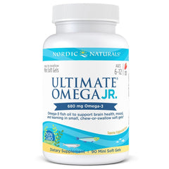 Nordic Naturals Ultimate Omega Junior strawberry 90 Complete Omega Junior,issues,junior omega,nordic naturals,ultimate omega
