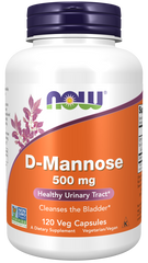now D-Mannose 500 mg 120 Veg Capsules cranberry urinary tract health,issues,mannose,Now,Now Products,Now suppl,Now supplements,urinary,Urinary Tract,Urinary tract health