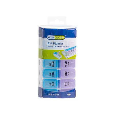 Ezy Dose AM/PM Travel Pill Pod Container Small