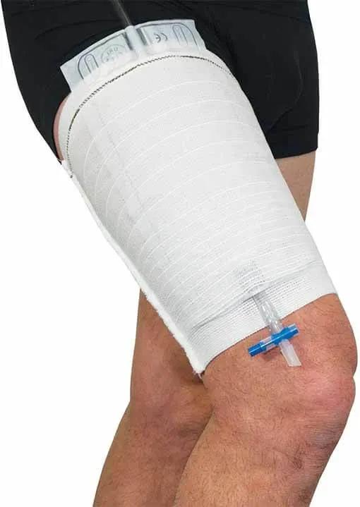 Advance® Urine Bag Leg Holder bottom drainage opening,breathable,issues,Latex free,Lightweight,Reusable,stretch support,Unisex,urinary bags,Urine Bag Leg Holder,worn either on the thigh