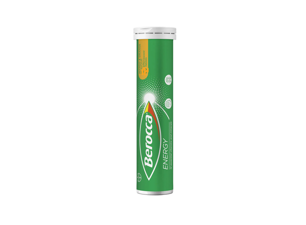 Berocca Mango & Orange Effervescent Tablets Berocca,issues