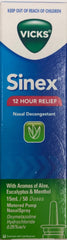 Vicks Sinex Nasal spray 15ml blocked nose,issues,otrivin,vicks,vicks sinex spray