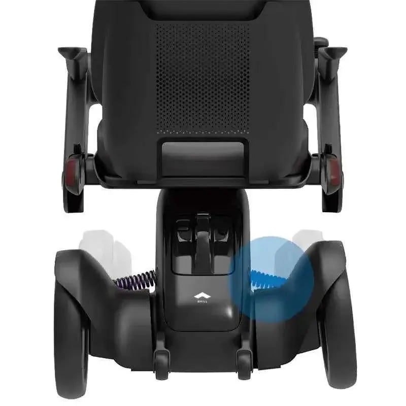 Allied Medical WHILL Model C2 Standard Powerchair Allied Medical WHILL Model C2,maneuverability,Model C2,Omni-wheels,Patented Omni-wheels,powerchair,powerchair accessories,powerchair scooter,Standard Powerchair,superior maneuverability,Travelling with a p