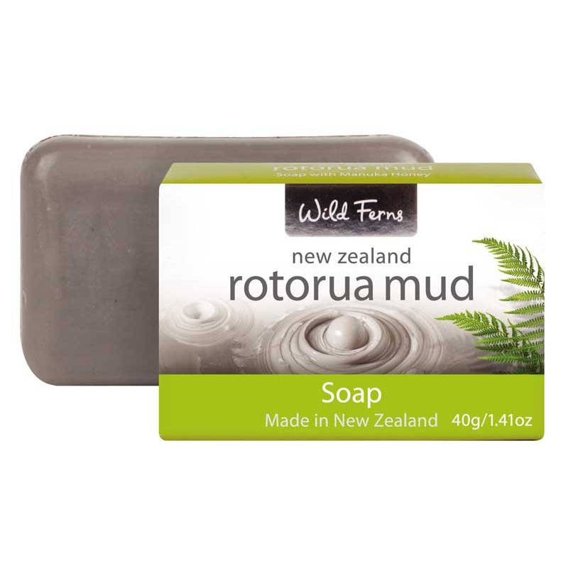 Wild Ferns Rotorua Volcanic Mud Soap with Manuka Honey 125g