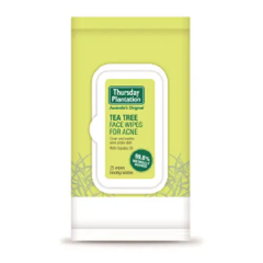 Thursday Plantation Tea Tree Face Wipes For Acne 25's issues