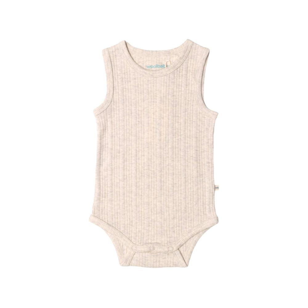 Woolbabe Daydream Singletsuit Natural Marl