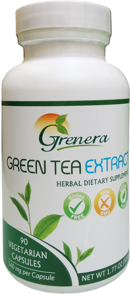 Grenera Green Tea Extract 90 Veg Capsules An anti-inflammatory and powerful antioxidant.,Antioxidant Support,Boosts immunity,Cholesterol management,Decreases fat absorption,green tea,green tea extract,Grenera Green Tea Extract,healthy skin,Helps in weight