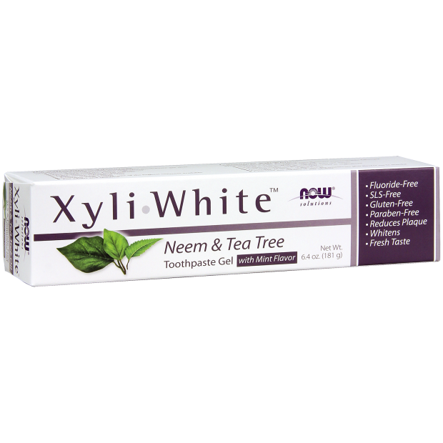 XyliWhite Toothpaste Gel 181g Neem & Tea Tree gentle toothpaste,issues,Now,Now Product,Now Products,NOW SUplements,Now suppl,Now Supplement,Now supplements,Now Vitamin,Now Vitamins,toothpaste,whitening toothpaste,XyliWhite