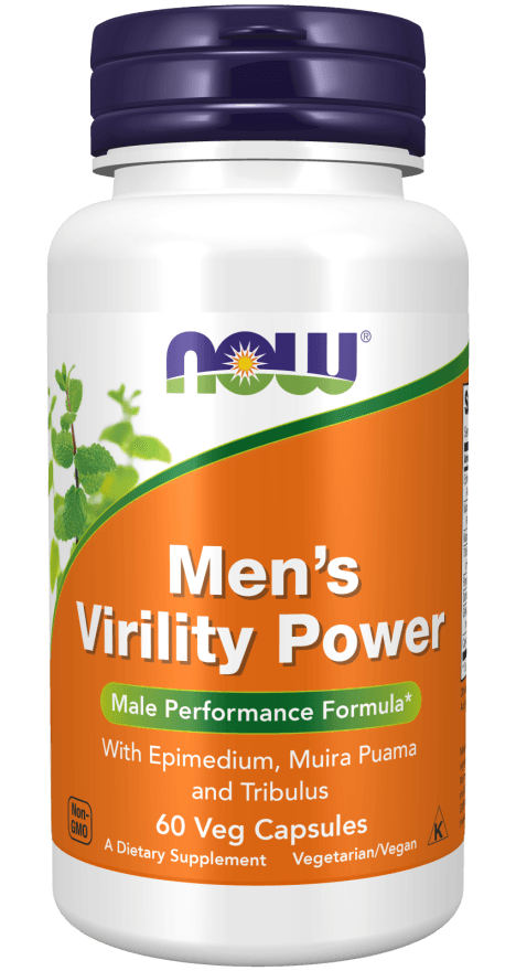 Now Men's Virility Power 60 Veg Capsules