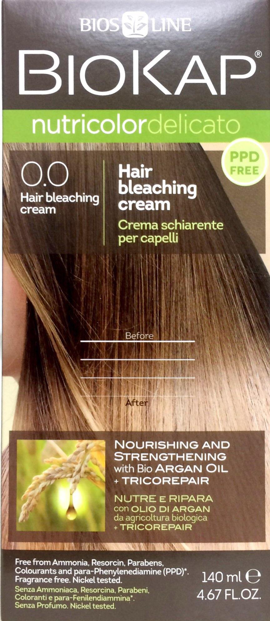 Biokap Nutricolor Delicato Hair Bleaching Cream 140ml - DominionRoadPharmacy