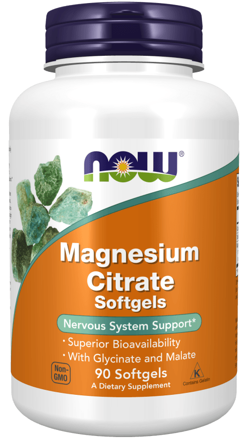 now Magnesium Citrate 90 Softgels