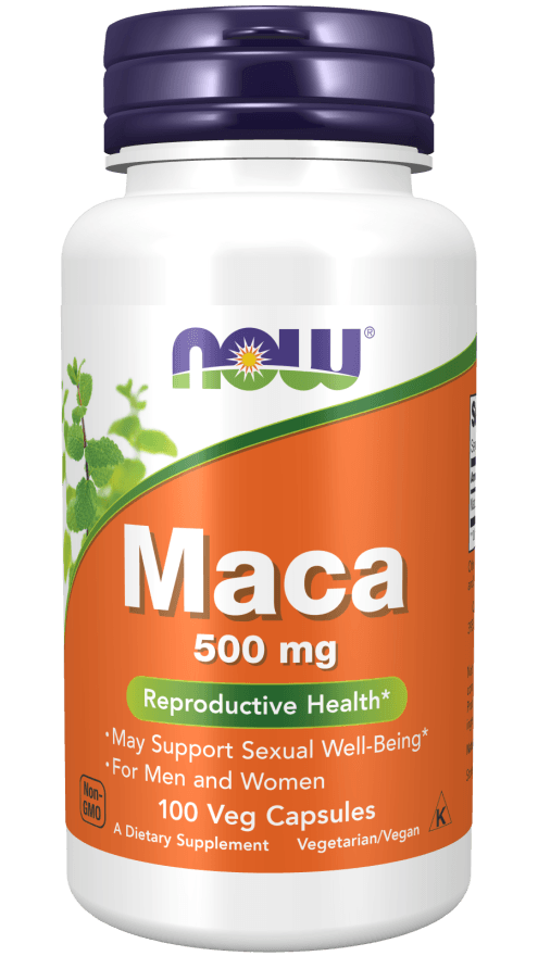 Now Maca 500 mg 100 Veg Capsules
