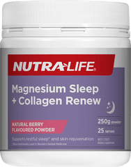 Nutralife Magnesium Sleep + Collagen Renew 250gm