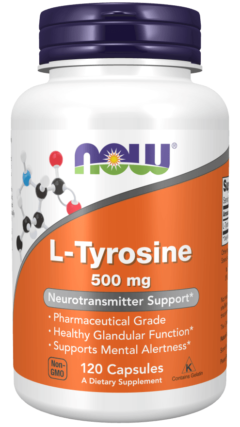 now L-Tyrosine 500 mg 120 Capsules 120