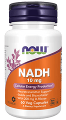 Now NADH 10 mg 60 Veg Capsules