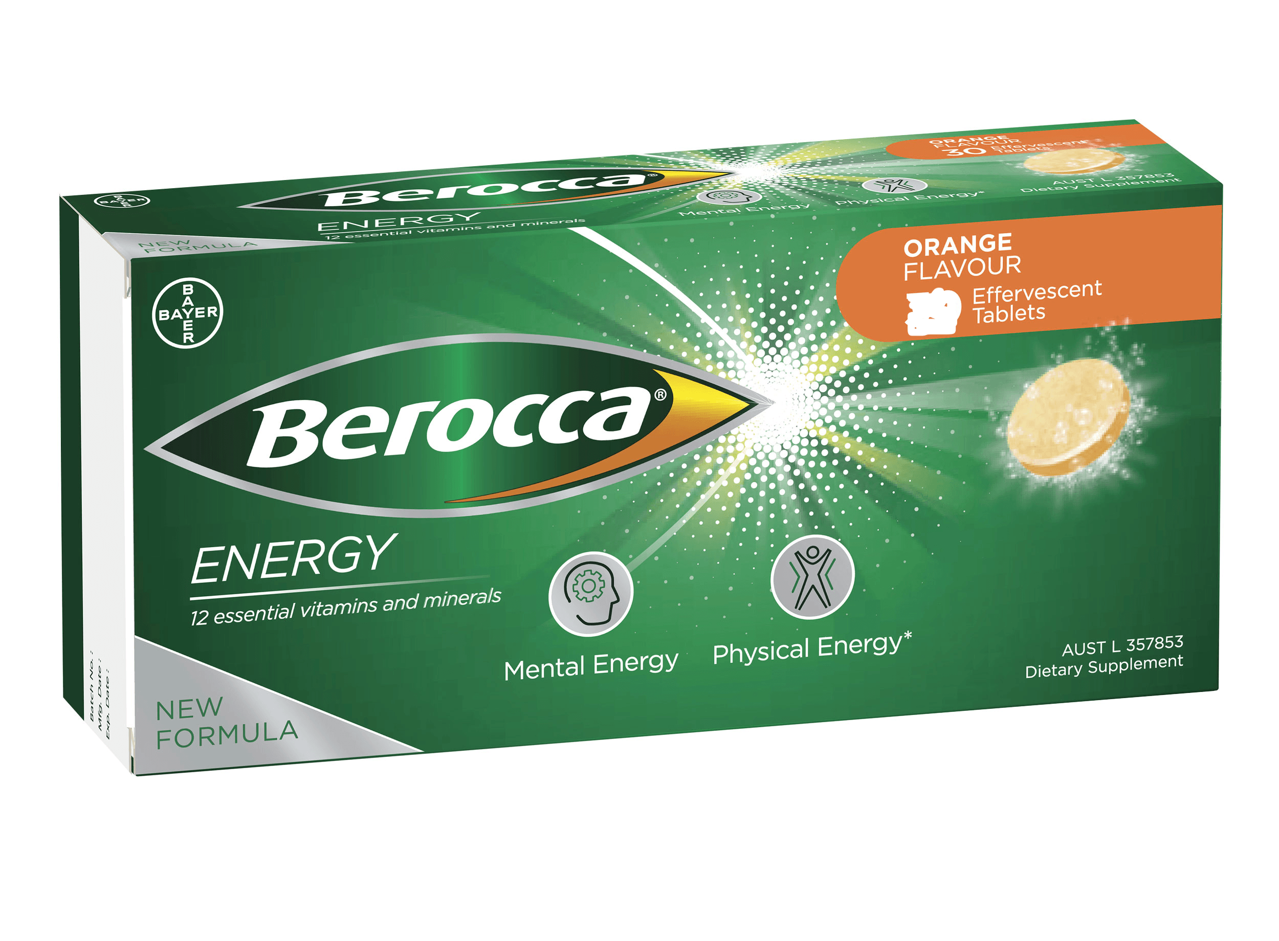 Berocca Orange Effervescent Tablets - DominionRoadPharmacy