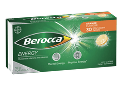 Berocca Orange Effervescent Tablets