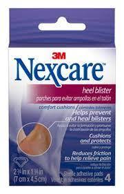 Nexcare Heel Blister Comfort Cushion 4 pads - DominionRoadPharmacy