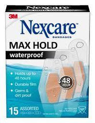 Nexcare Max Hold Waterproof Assorted Bandages 15 - DominionRoadPharmacy