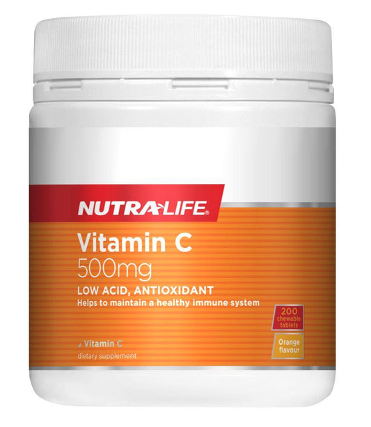 Nutralife Vitamin C 500mg Tabs 200