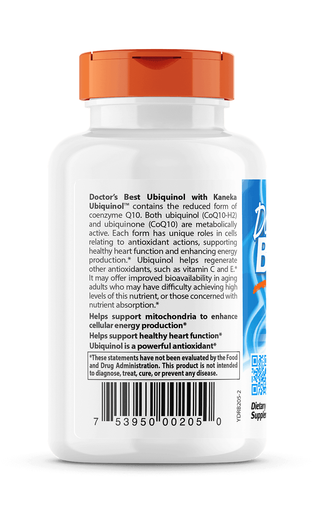 Doctor's Best Ubiquinol with Kaneka 100mg  60 Capsules