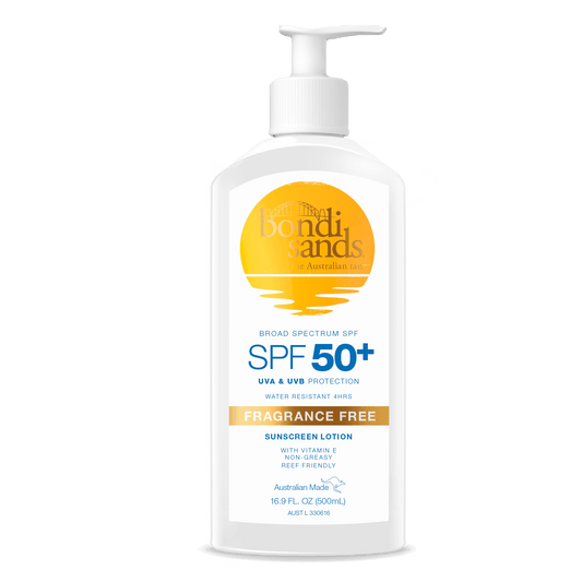 Bondi Sands SPF 50+ Fragrance Free Sunscreen Lotion 500mL Pump